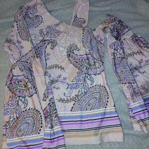 VENUS Multicolor Paisley Top